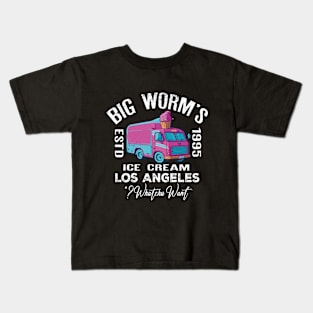 Big Worm's Ice Cream - "Whatchu Want?" - Los Angeles, CA Kids T-Shirt